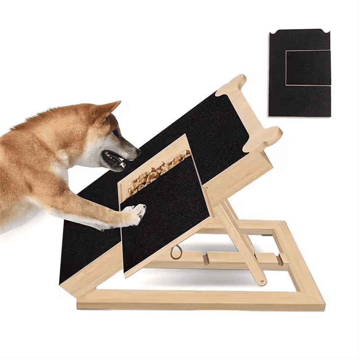 Dog Nail Scratch Board With Treat Box